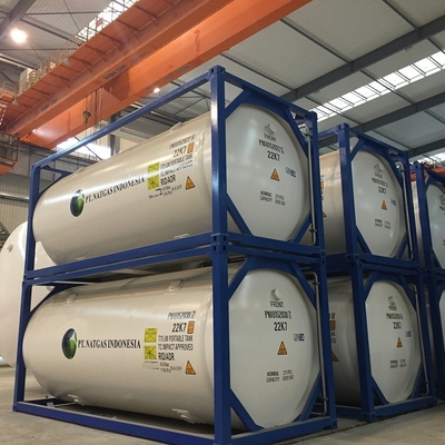 Contenitore 40ft del carro armato di immagazzinamento criogenico di WH590E T50 20ft BV CCS
