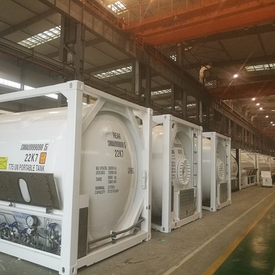 LAR LNG LO2 LN2 20' contenitore del carro armato T75 del carro armato SA-240M 304 di immagazzinamento criogenico
