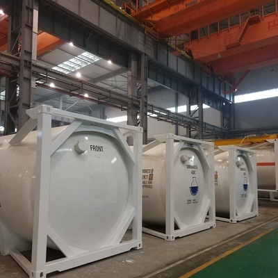 LAR LNG LO2 LN2 20' contenitore del carro armato T75 del carro armato SA-240M 304 di immagazzinamento criogenico