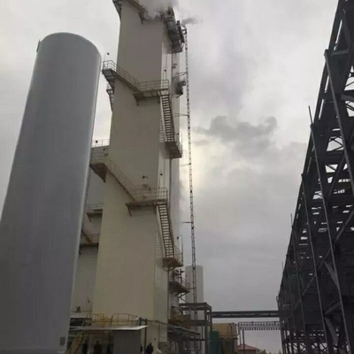 99,6% LO2 99,999% LN2 99,999% LAr Small Air Separation Unit ASU criogenico